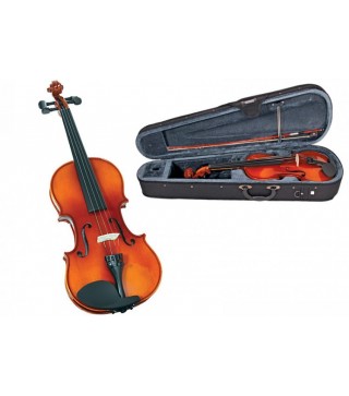Valencia 3/4 Size Violin Outfit + Case & Bow 